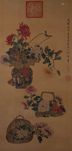 CHINESE PAINTING AND CALLIGRAPHY, FLOWERS