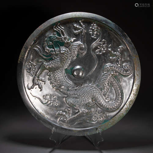 CHINESE BRONZE MIRROR, TANG DYNASTY