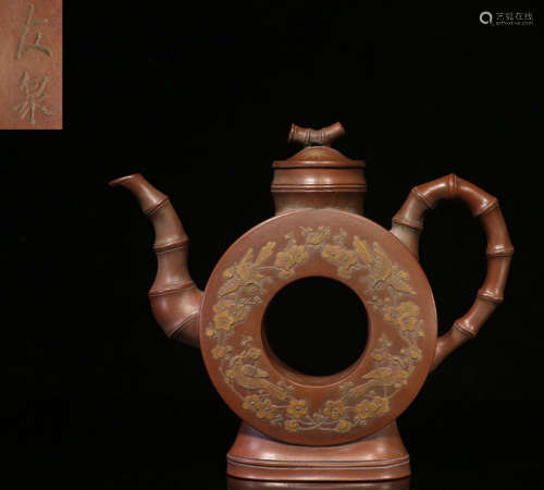 CHINESE  CLAY TEAPOT