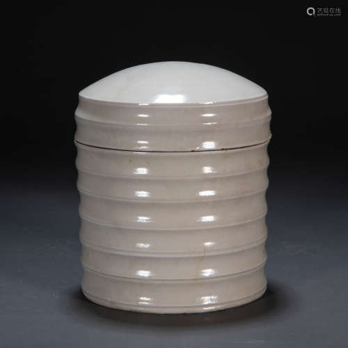 DING WARE COVERED JAR, NORTHERN SONG DYNASTY,  CHINA