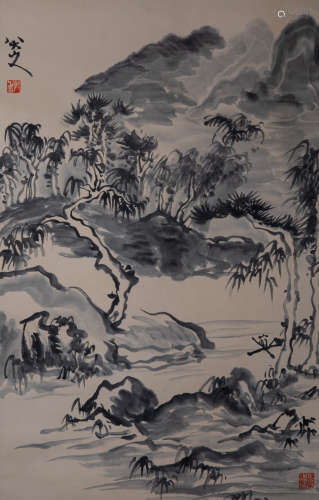 CHINESE PANTING AND CALLIGRAPHY, LANDSCAPE