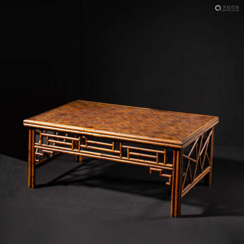 CHINESE XIANG FEI BAMBOO OFFERING TABLE