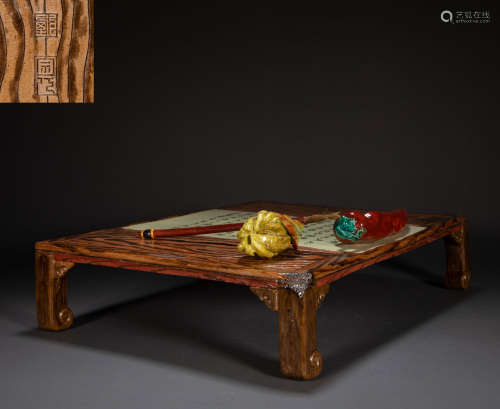 CHINESE QING DYNASTY POETRY TABLE