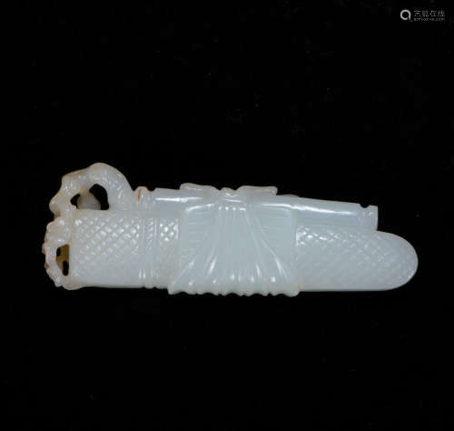 CHINESE HETIAN JADE ACCESSORIE, QING DYNASTY