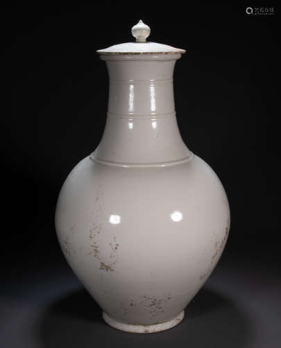 DING WARE BOTTLE, NORTHERN SONG DYNASTY, CHINA