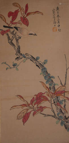 CHINESE PAINTING AND CALLIGRAPHY, BIRD AND FLOWER