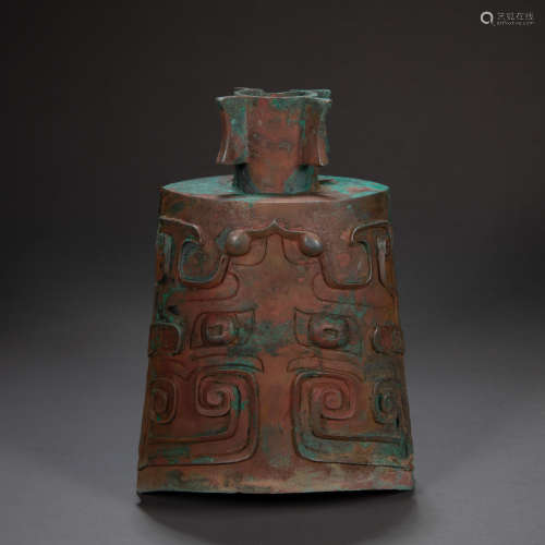 CHINESE BRONZE CHIME, WARRING STATES PERIOD