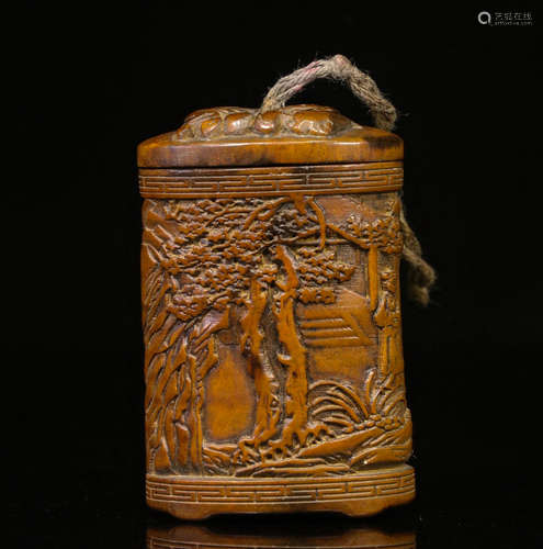 CHINESE BAMBOO CARVINGS, QING DYNASTY