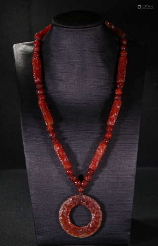 AGATE STRING NECKLACE
