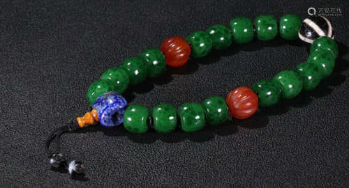 TIBETAN GLASS STRING BRACELET