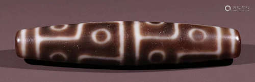 TIBETAN TWELVE EYE PATTERN DZI