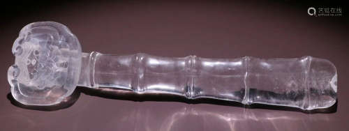 CRYSTAL CARVED RUYI SCEPTER