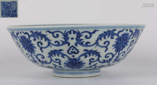 BLUE&WHITE GLAZE BOWL