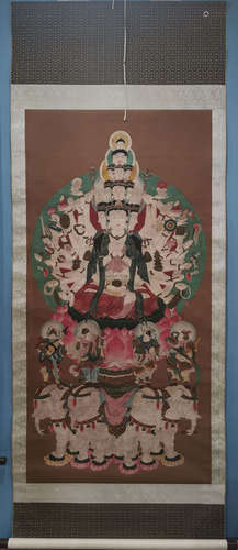 DING GUANPENG GUANYIN BUDDHA PAINTING