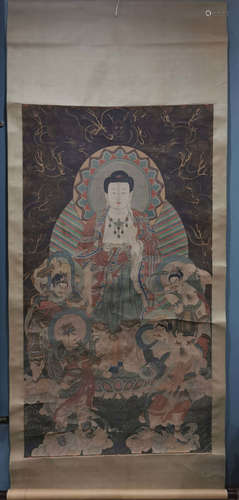 DING YUNPENG BUDDHA PATTERN PAINTING