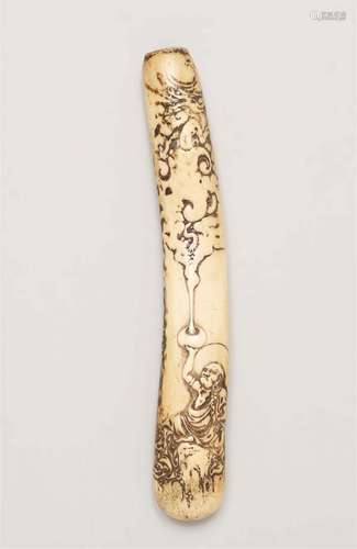 A stag antler kiseruzutsu. 19th century