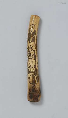 A stag antler kiseruzutsu. 19th century