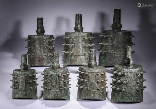 A SET OF CHINESE RITAL BELLS