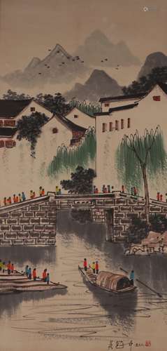 The Picture of Fish and Rice in South China Painted by Wu Gu...