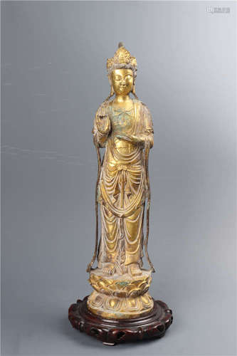 Gilding Statue