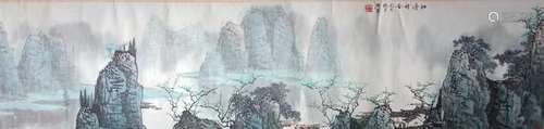 Chinese Painting and Calligraphy of Riverside