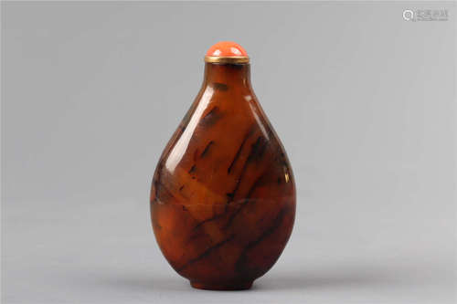 Carnelian Snuff Bottle