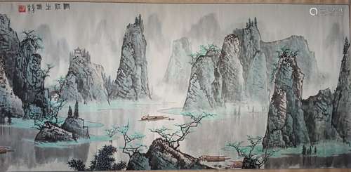 Chinese Painting and Calligraphy of the Lijiang River(in Gua...