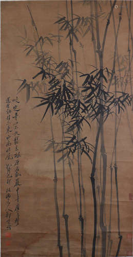 The Picture of Bamboo Painted by Zheng Banqiao