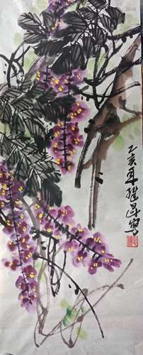 Chinese Painting and Calligraphy of Flowers and Birds (Trand...