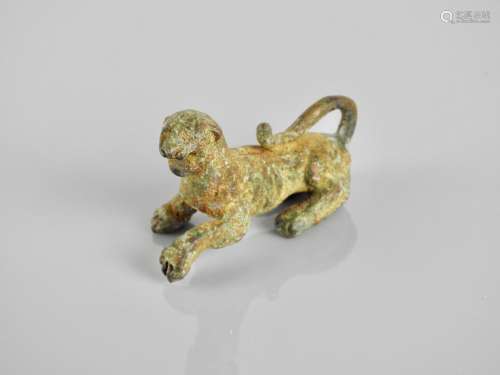 豹.青铜.罗马时期.公元第一世纪:7cm.