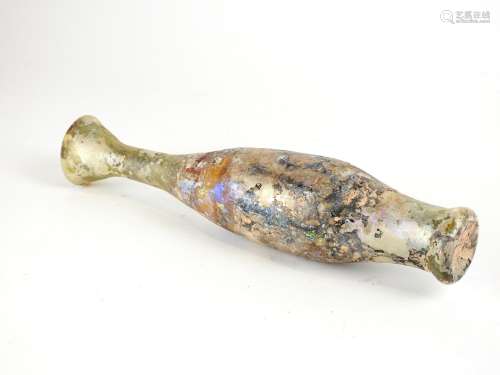 大香脂.彩色玻璃.罗马时期.约公元二至三世纪.高:26cm.原样.修复品