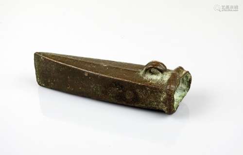 斧头，带大套筒和握环青铜 12.5厘米西欧最后的青铜时代