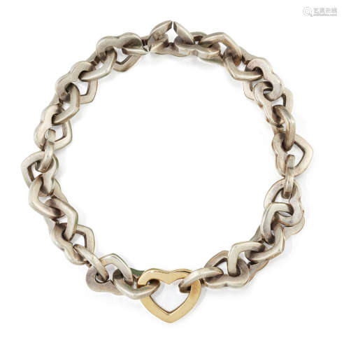 TIFFANY & CO: A HEART LINK BRACELET