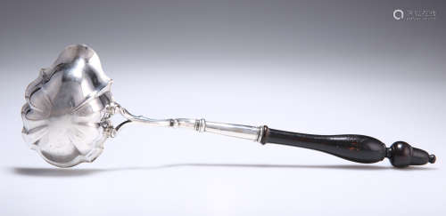 A GEORGE II SILVER TODDY LADLE