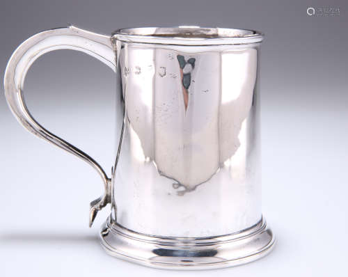 A GEORGE II SILVER MUG