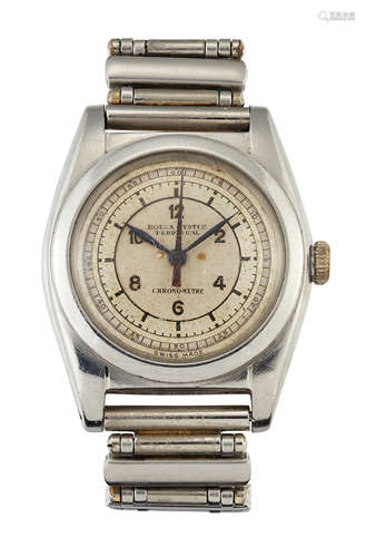 A GENT'S STEEL ROLEX OYSTER PERPETUAL CHRONOMETER