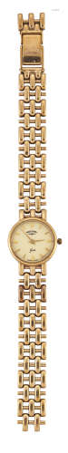 A LADY'S 9 CARAT GOLD ROTARY BRACELET WATCH