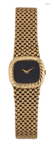 A LADY'S 9 CARAT GOLD BEUCHE GIROD BRACELET WATCH