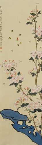 A CHINESE PAINTING FLOWERS