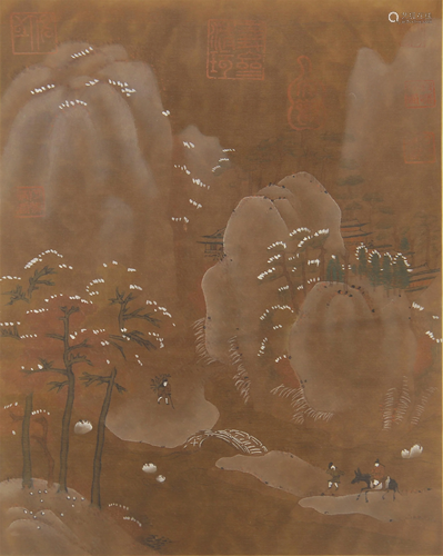 A CHINESE PAINTING FIGURES STORY