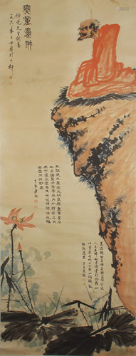 A CHINESE PAINTING FIGURE STORY