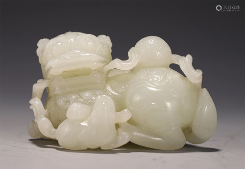 A CHINESE JADE ANIMAL