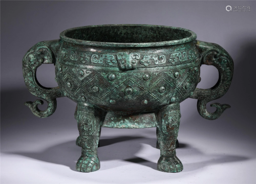 A CHINESE BRONZE WARE