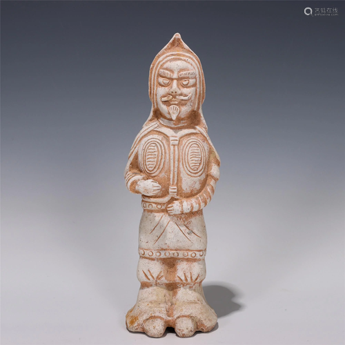 A CHINESE FIGURE OF STATUE