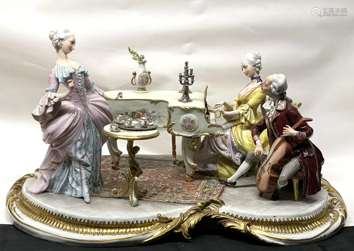 European Porcelain Figure Group