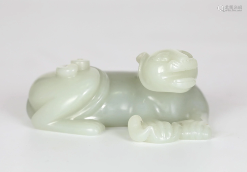 Chinese Carved Jade Figure of Animal