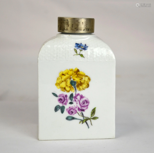 Early Meissen Tea Caddy