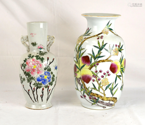 Two Chinese Porcelain Vases