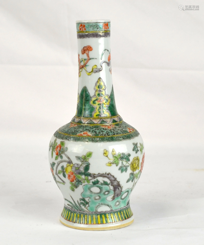 Chinese Famille Verte Vase