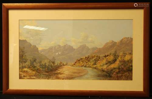 Albert Solomon The Hottentots Holland Mountains, South Afric...